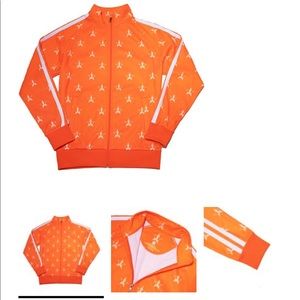 Jeffree Star Track Suit in Safety Orange